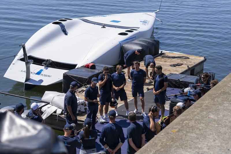 Tow-Test - La Roche-Posay Racing Team (FRA) - June 29, 2026 - Lorient. France - photo © Pierre Bouras / America's Cup