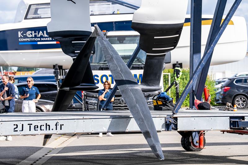 Tow-Test - La Roche-Posay Racing Team (FRA) - June 29, 2026 - Lorient. France - photo © Pierre Bouras / America's Cup