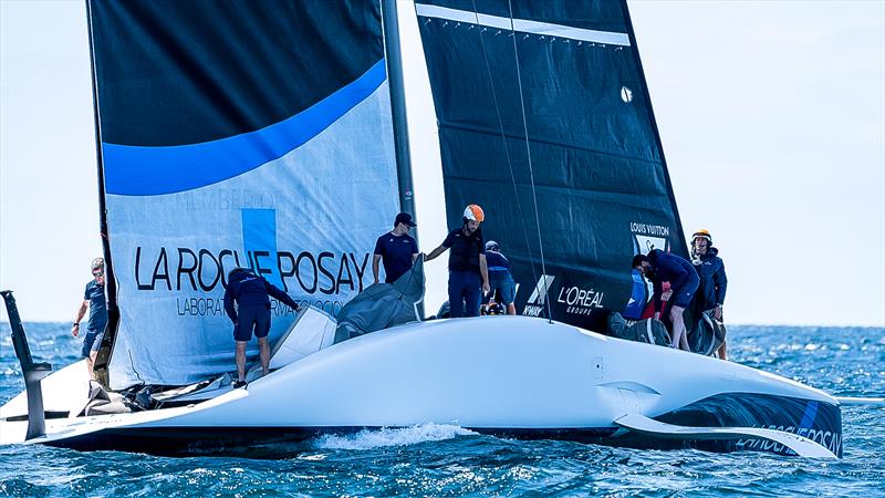 Sailing Day 1 - La Roche-Posay Racing Team (FRA) - June 30, 2026 - Lorient. France - photo © Pierre Bouras / America's Cup