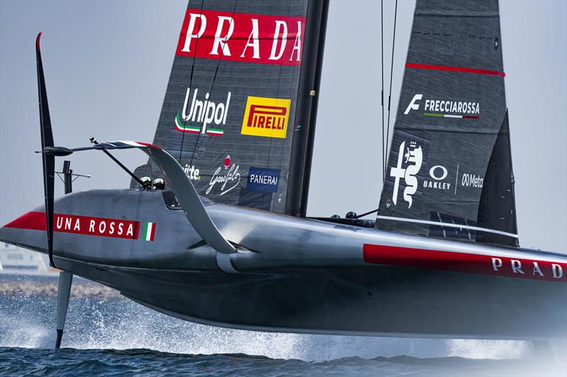 The cockpit `jet fighter` cowls clean up airflow across the deck - Day 7 - Luna Rossa (ITA) - July 1, 2026 - Cagliari, Sardinia - photo © Ivo Rovira