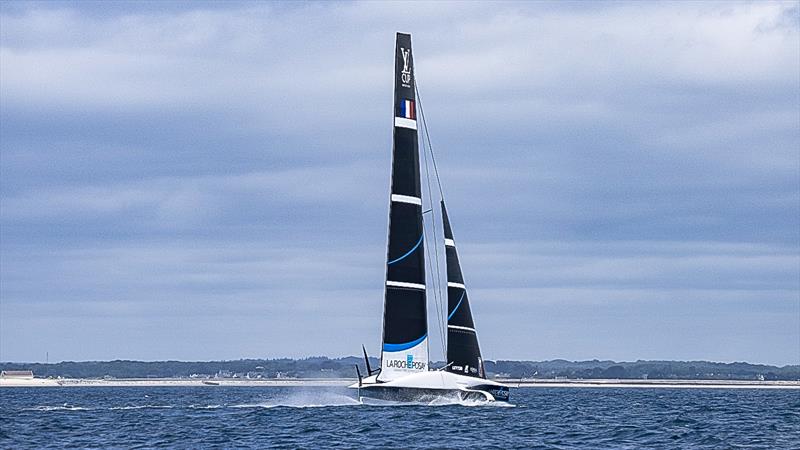 Sailing Day 2 - La Roche-Posay Racing Team (FRA) - July 2, 2026 - Lorient. France - photo © Pierre Bouras / America's Cup