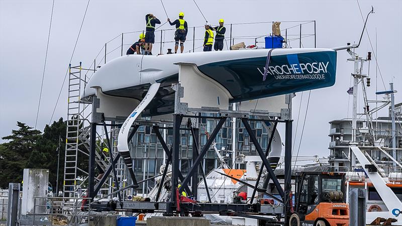 Sailing Day 2 - La Roche-Posay Racing Team (FRA) - July 2, 2026 - Lorient. France - photo © Pierre Bouras / America's Cup
