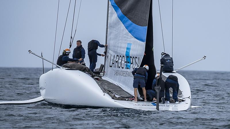 Sailing Day 2 - La Roche-Posay Racing Team (FRA) - July 2, 2026 - Lorient. France - photo © Pierre Bouras / America's Cup
