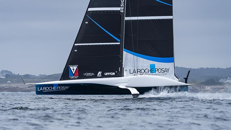 Sailing Day 2 - La Roche-Posay Racing Team (FRA) - July 2, 2026 - Lorient. France - photo © Pierre Bouras / America's Cup