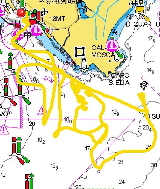 Recon Unit track - Luna Rossa - Day 11 - July 15 2026 - Cagliari, Sardinia - photo © Luna Rossa Recon Unit