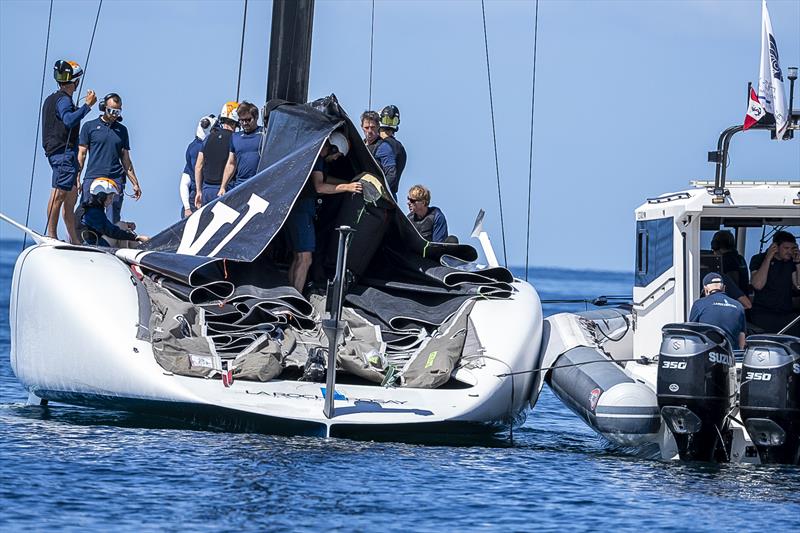 La Roche-Posay Racing Team - AC75 - Sailing Day 6 - August 6, 2026 - Lorient, France - photo © Pierre Bouras/America's Cup