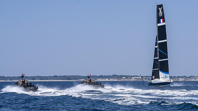 La Roche-Posay Racing Team - Sailing Day 9 - August 13, 2026 - Lorient, France - photo © Pierre Bouras/America's Cup Recon