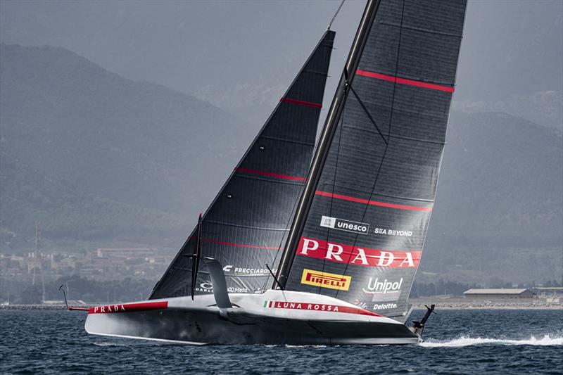 Image 7 - (13m 44s) - Luna Rossa (ITA) - Day 18 - August 26, 2026 - Cagliari, Sardinia - photo © Ivo Rovira / America's Cup Recon