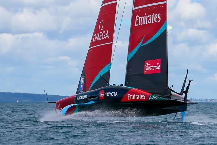 Optimum trim - Emirates Team New Zealand - October 7, 2026 - Auckland - photo © Sam Thom/America's Cup