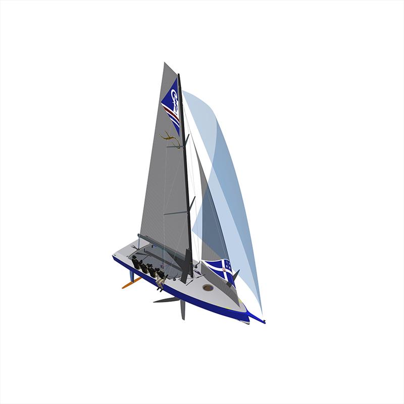 The AC9F - to be developed in conjunction with the China Sports Industry Group , is a 9metre foiling monohull will be sailed by a Mixed crew of four sailors aged 18-24yrs photo copyright America's Cup Media taken at Royal New Zealand Yacht Squadron and featuring the AC9F class