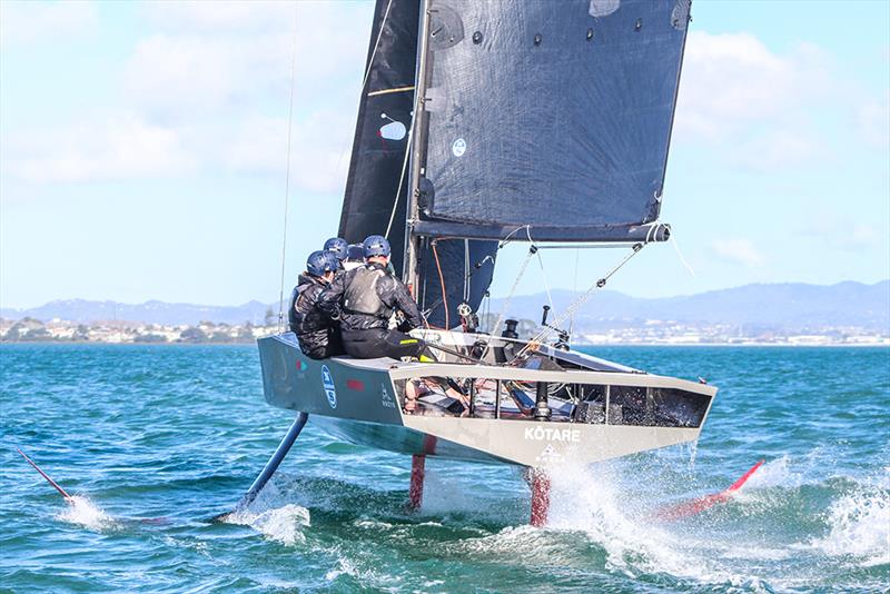 Kotare - America's Cup Youth Boat - AC9F - sailing on the Waitemata - June 24, 2020 - photo © Andrew Delves