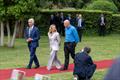 Louis Vuitton 38 America's  Cup - Italian Prime Minister Welcome Function at Casino del Bel Respiro, Rome. Andrea Abodi, Minister for Sport & Youth, Giorgia Meloni, Italian Prime Minister and Grant Dalton, CEO Emirates Team New Zealand  - May 26, 2025 © Ian Roman / America's Cup