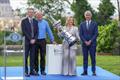  Italian Prime Minister Welcome Function at Casino del Bel Respiro, Rome - Gaetano Manfredi, Mayor of Naples, Grant Dalton, CEO, Emirates Team NZ, Giorgia Meloni, Italian Prime Minister and Andrea Abodi, Minister for Sport & Youth  © Ian Roman / America's Cup
