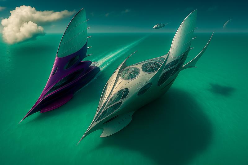 Two naves at the starting line — Earth and Deniau, poised for the final clash - photo © Pierre-Jean Cottalorda