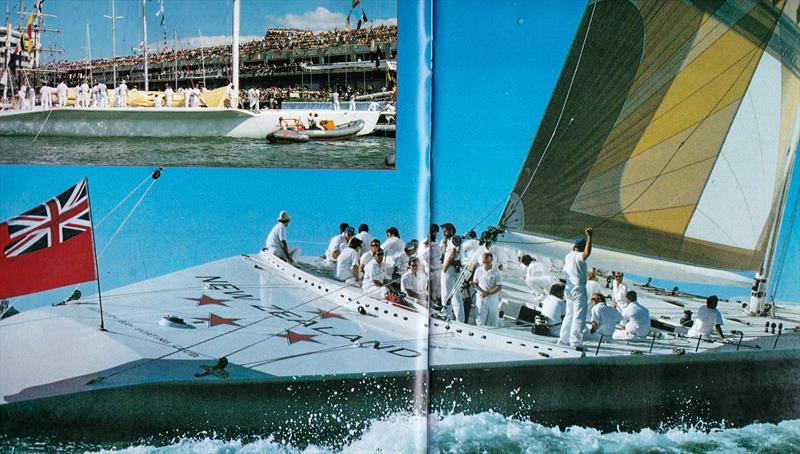 The aircraft carrier like BIg Boat - 1988 America's Cup - photo © NZ Yachting