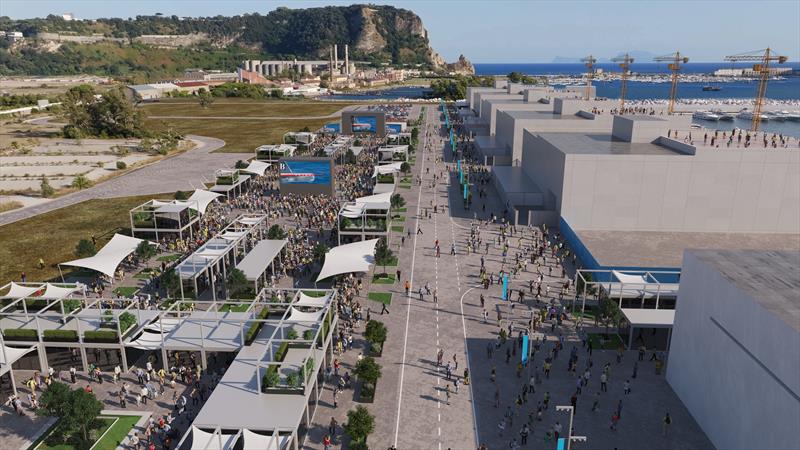 Naples Fanzone - Louis Vuitton America's Cup Venue - Naples - September 2025 photo copyright America's Cup Media taken at  and featuring the ACC class