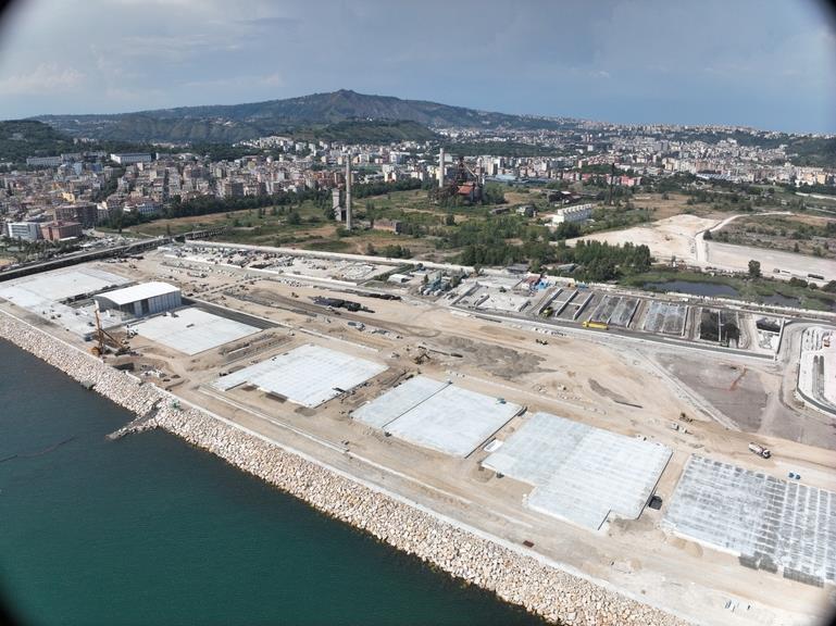 Base construction for  all teams at Bagnoli, Naples - July 2026 - photo © America's Cup Media