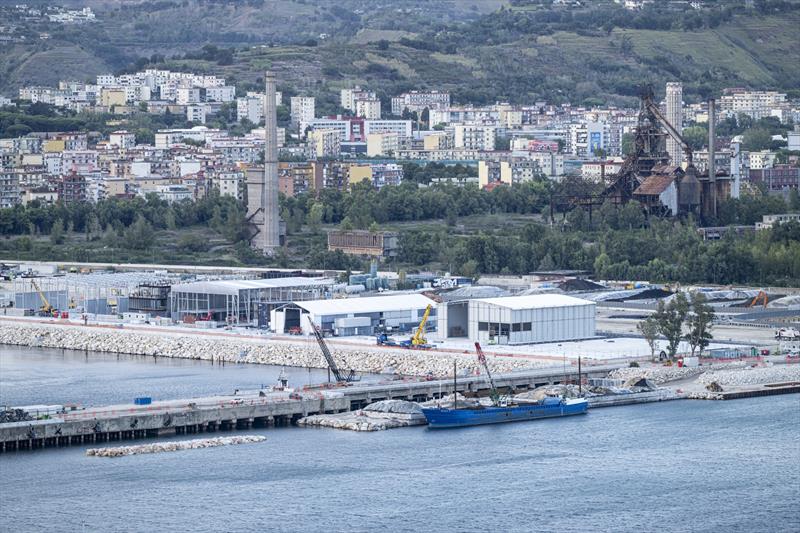 Team Bases under construction in Naples - September 2026 - photo © Ricardo Pinto / America's Cup