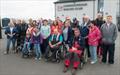 Belfast Lough Sailability boat naming with TV weather presenter Cecilia Daly © Nigel Thompson