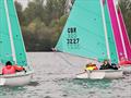 Close racing in the Hansa 303 2 Person fleet during the 2022 Hansa TT at Whitefriars © Nicky Durston
