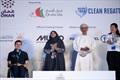 Hansa 303 fleet podium at the World Sailing Inclusion Championships in Oman