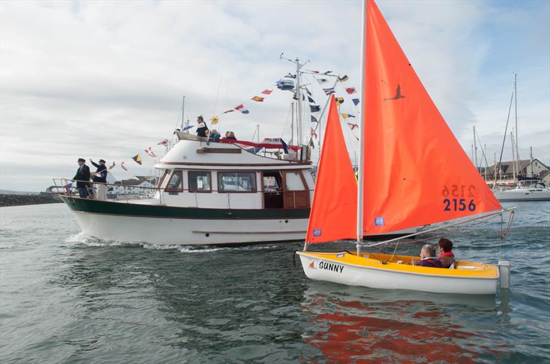 Belfast Lough Sailability boat naming with TV weather presenter Cecilia Daly photo copyright Nigel Thompson taken at Belfast Lough Sailability and featuring the Hansa class