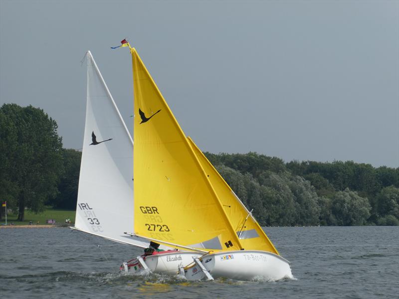 Close Liberty racing during the 2019 Hansa UK Nationals at Rutland - photo © Ivor Barrett