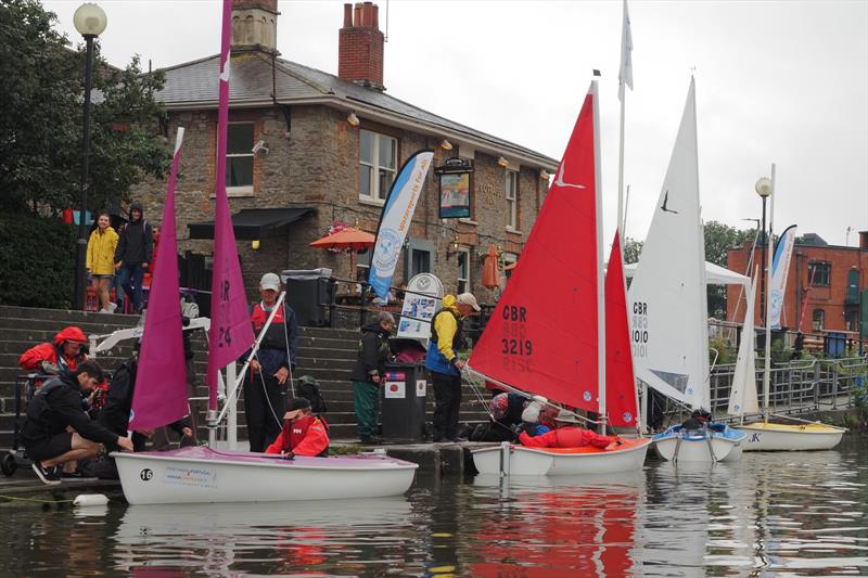 A busy dock during the Hansa TT at Bristol - photo © Pete Farmer