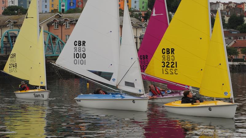 Light airs during the Hansa TT at Bristol photo copyright Pete Farmer taken at Baltic Wharf Sailing Club and featuring the Hansa class