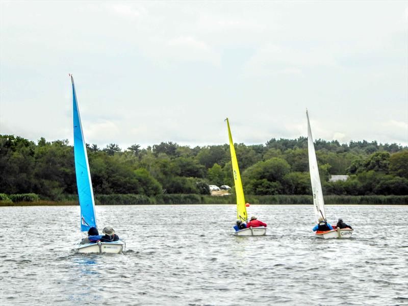 The 303 2 Person fleet gets away during the Hansa TT at Frensham - photo © Tony Machen