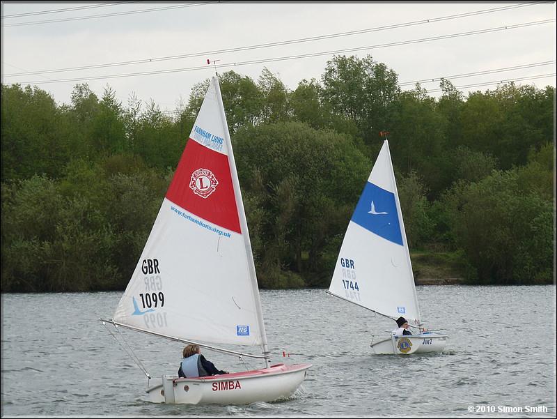 Sailability Access open at Burghfield photo copyright Simon Smith taken at Burghfield Sailing Club and featuring the Hansa class