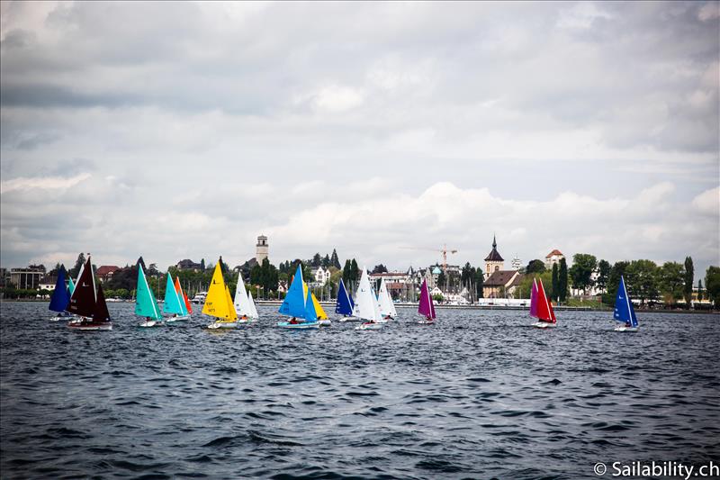 Access Class Europeans day 2 in Arbon, Switzerland photo copyright www.sailability.ch taken at Yacht Club Arbon and featuring the Hansa class