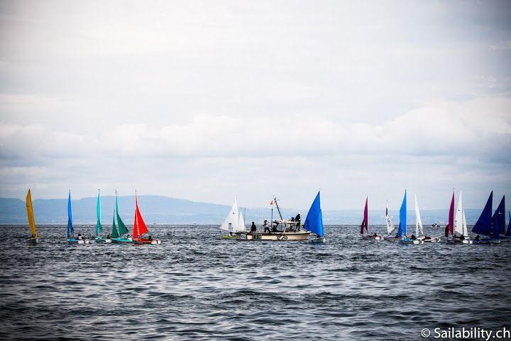 Access Class Europeans day 2 in Arbon, Switzerland photo copyright www.sailability.ch taken at Yacht Club Arbon and featuring the Hansa class