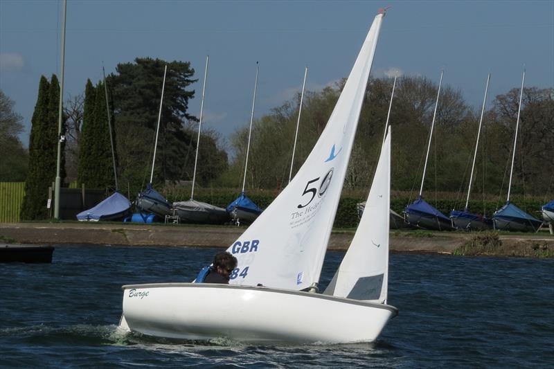 Hansa Liberty racing at the TT Series at Frampton on Severn photo copyright David Greenfield taken at Frampton on Severn Sailing Club and featuring the Hansa class