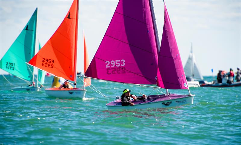 Paula Marques (BRA) leads the Hansa Womens fleet - Final Day - Para Sailing World Championship, Sheboygan, Wisconsin, USA.  - photo © Cate Brown