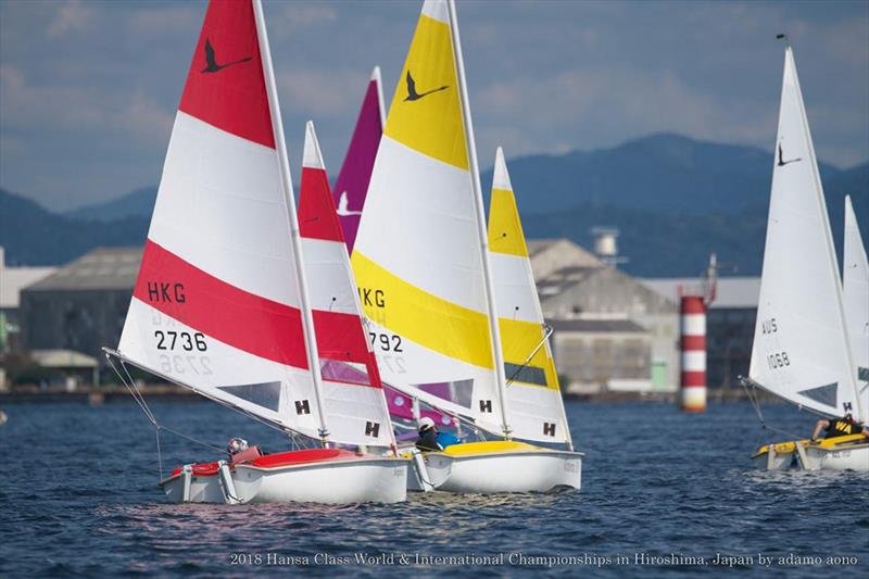 Hansa World and International Championships day 2 photo copyright Adamo Aono taken at  and featuring the Hansa class