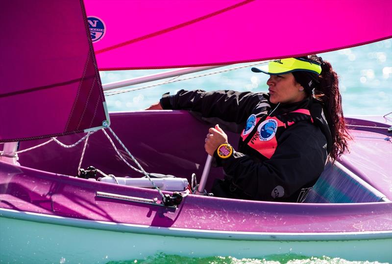 2018 Para World Sailing Championship - Women's Hansa 303 photo copyright Cate Brown / World Sailing taken at Sheboygan Yacht Club and featuring the Hansa class