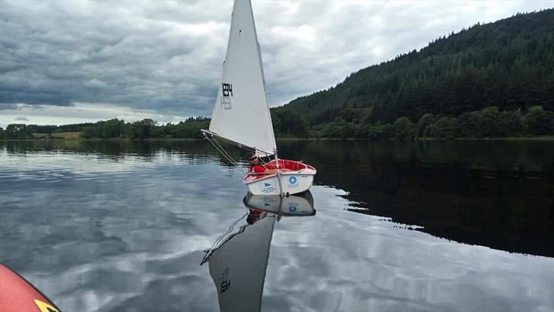 Loch Ken like a mirror for the Hansa Traveller Series at Galloway photo copyright Gillian Campbell taken at  and featuring the Hansa class