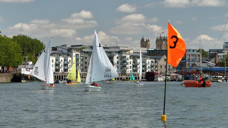 Hansa Class Travellers' Trophy at Baltic Wharf photo copyright Peter J Farmer taken at Baltic Wharf Sailing Club and featuring the Hansa class