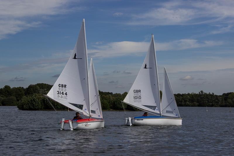 Hansa TT Series event 8 at Burghfield photo copyright Simon Smith taken at Burghfield Sailing Club and featuring the Hansa class