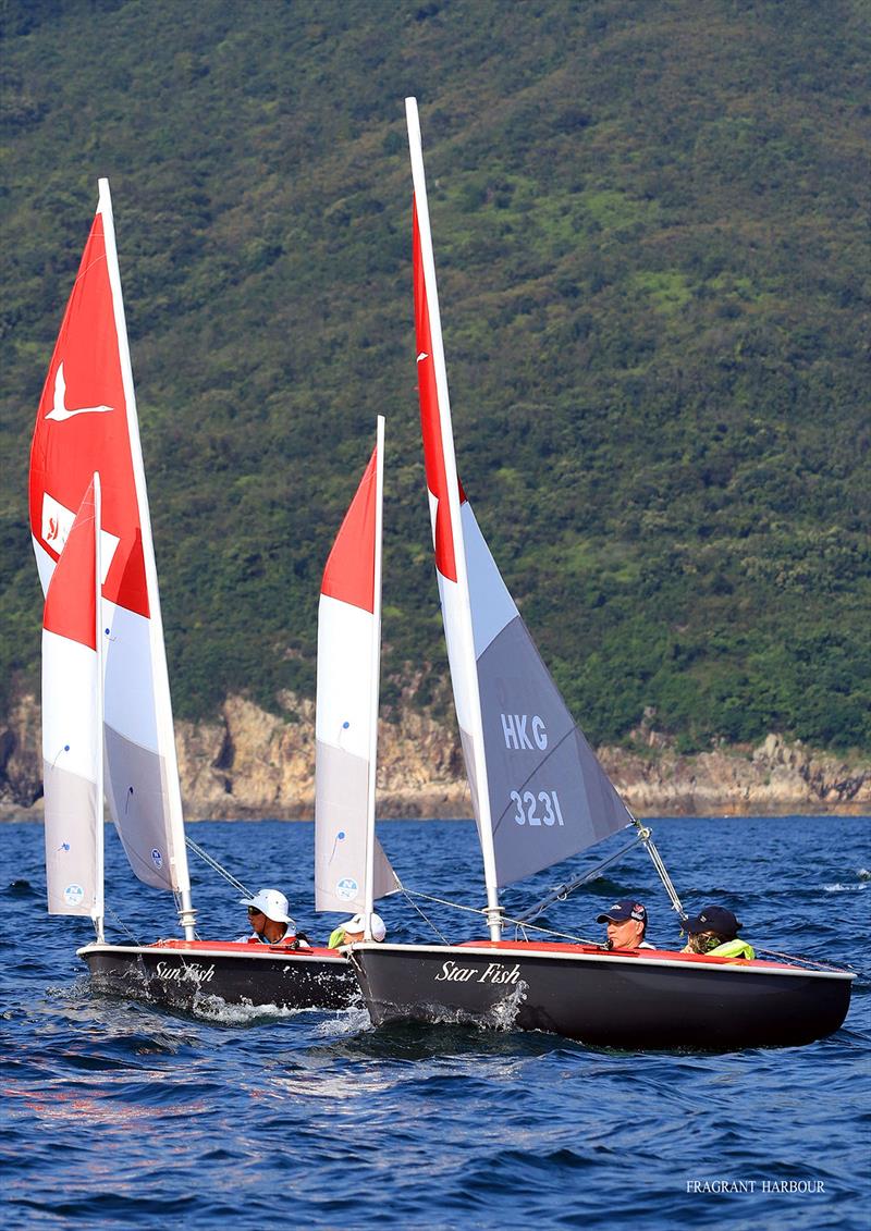 Hansa 303s Star Fish and Sun Fish - Bart's Bash Regatta 2019 - photo © Fragrant Harbour