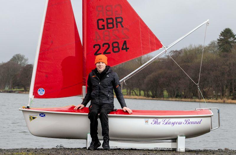 Hansa sailors Rory McKinna from Scotland joins QTS Group's Youth Athlete Programme photo copyright Jeff Holmes / www.jshpix.co taken at  and featuring the Hansa class