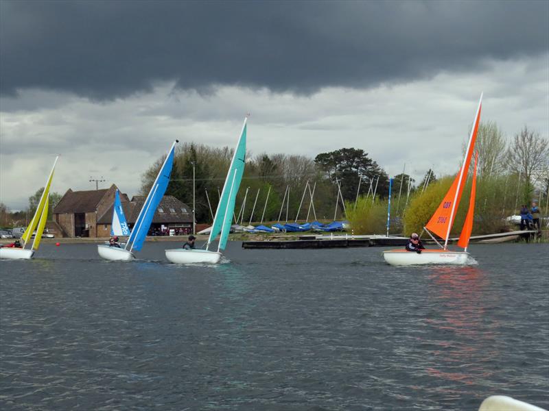 A storm coming during the 2022 Hansa TT at Frampton on Severn photo copyright Ken Elsey taken at Frampton on Severn Sailing Club and featuring the Hansa class