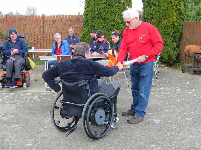 David Durston, winner Liberty Class in the 2022 Hansa TT at Frampton on Severn photo copyright Ken Elsey taken at Frampton on Severn Sailing Club and featuring the Hansa class