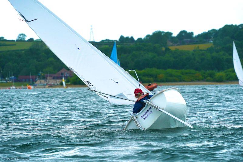 A Liberty catching the gusts - Hansa UK National Championships at Carsington photo copyright Rosie Thomas taken at Carsington Sailing Club and featuring the Hansa class