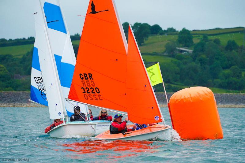 Close racing at the mark - Hansa UK National Championships at Carsington - photo © Rosie Thomas