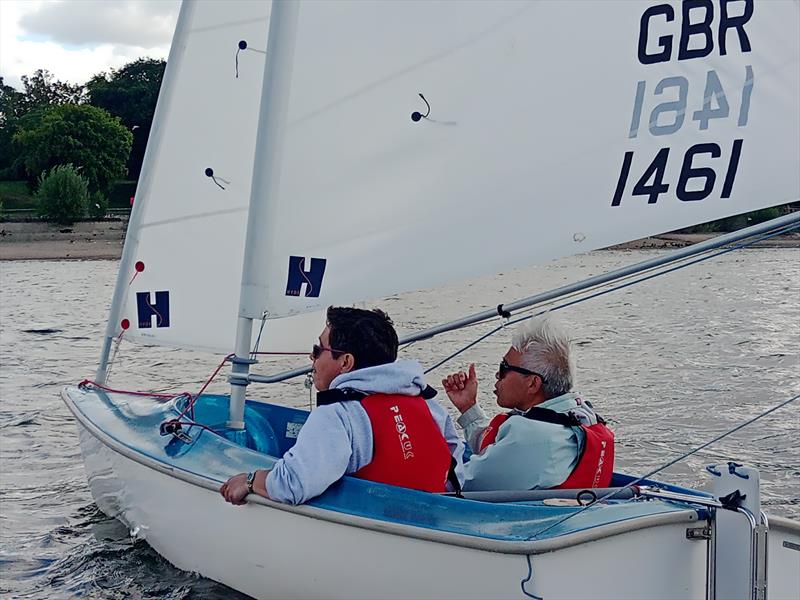 Birmingham Hansa TT - Gemma Tuffey - 2nd in the 303 two-person Class photo copyright Phil Reeves taken at Midland Sailing Club and featuring the Hansa class