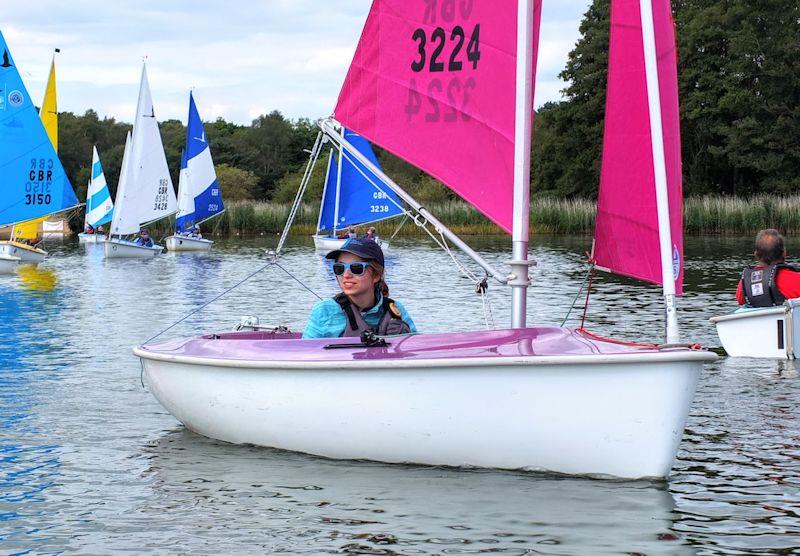 Frensham Hansa TT - Hannah wins the 303 one person class photo copyright Tony Machen taken at Frensham Pond Sailing Club and featuring the Hansa class