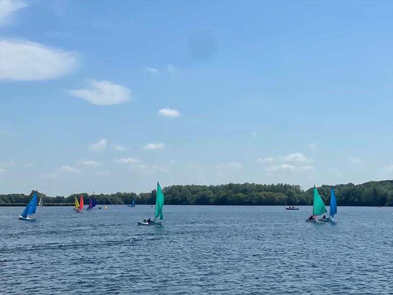 Hansa TT at Burghfield photo copyright David Martin taken at Burghfield Sailing Club and featuring the Hansa class