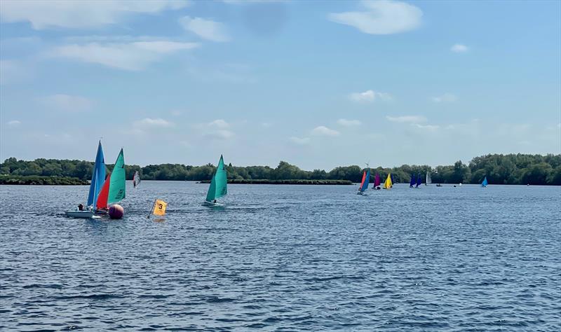 Hansa TT at Burghfield photo copyright David Martin taken at Burghfield Sailing Club and featuring the Hansa class